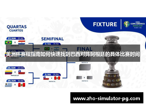 美洲杯赛程指南如何快速找到巴西对阵阿根廷的具体比赛时间